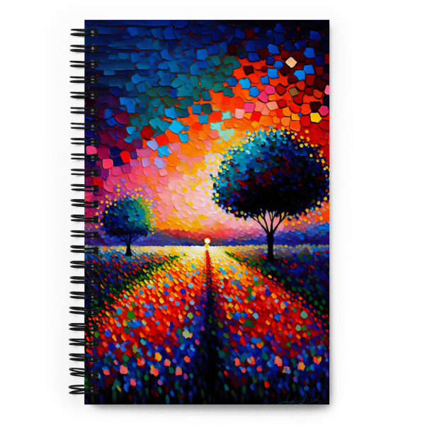 Enchanted Moments Spiral notebook